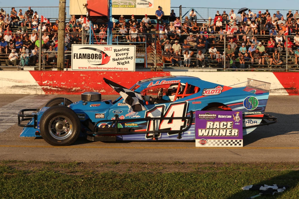 AJ Emms Scores Heat Victory, Runner-Up at Flamboro Speedway – Short ...