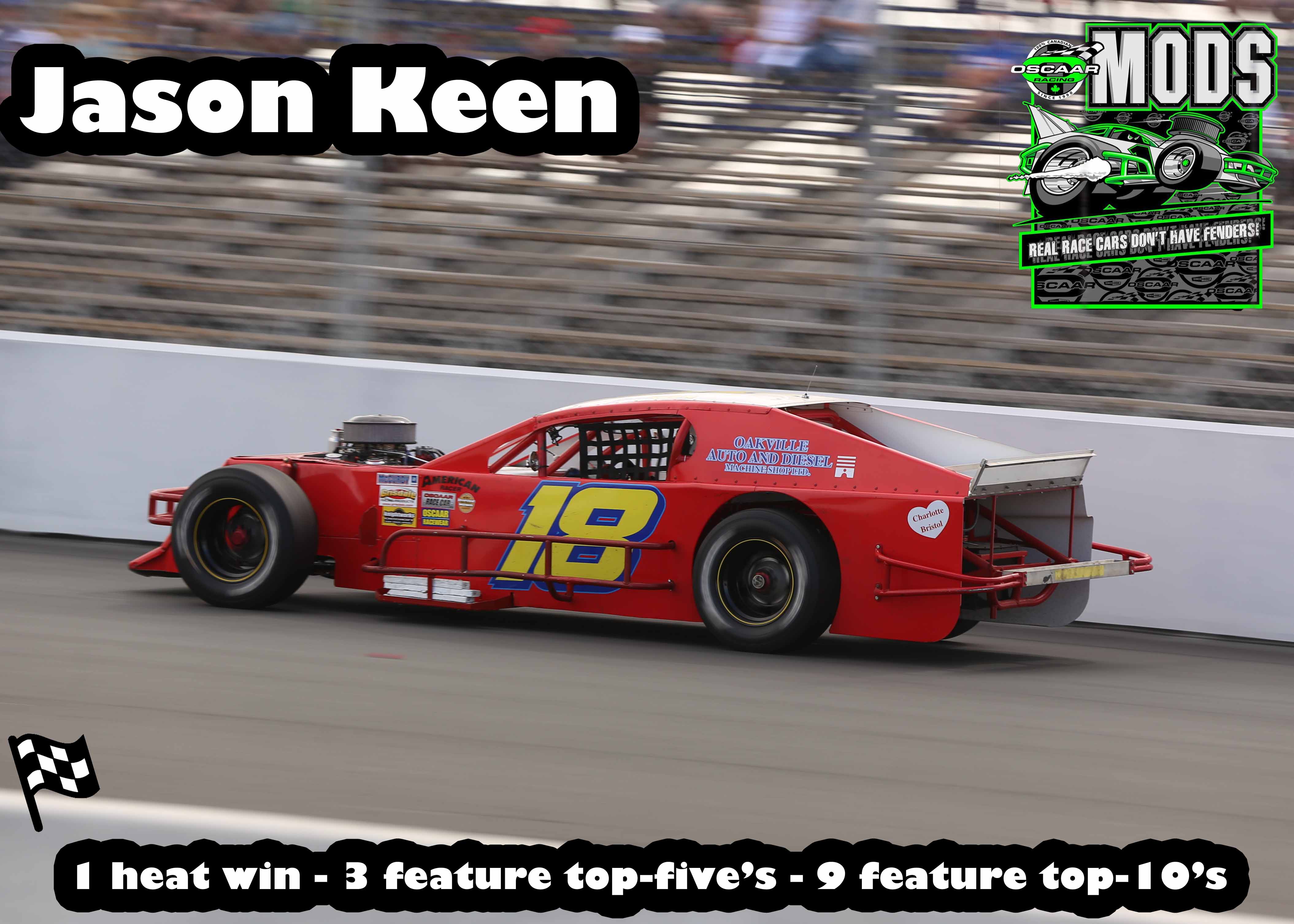 5th in OSCAAR Mod Points – Jason Keen – Short Track Musings