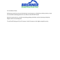 Bremner Construction Inc Release